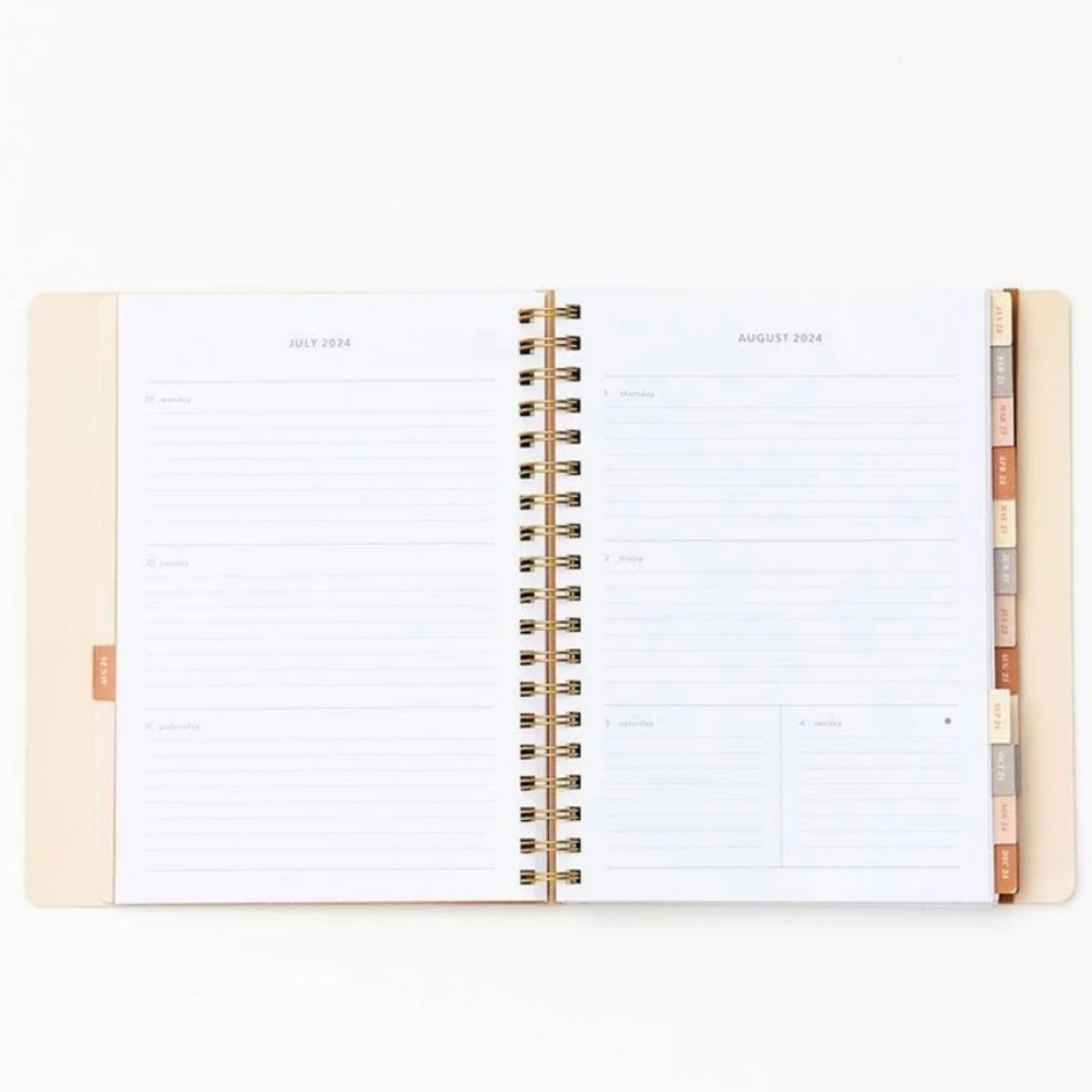 Floral 2025 Planner with Orange Accents - Picture 10 of 16